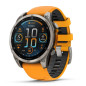 fenix 8 - 47 mm, AMOLED Sapphire, Titanium Spark Orange/grafite (010-02904-11)