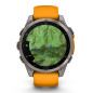 fenix 8 - 47 mm, AMOLED Sapphire, Titanium Spark Orange/grafite (010-02904-11)