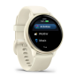 Vivoactive 6 Bone/Lunargold mit Schnellwechsel-Silikon-Armband 20 mm (010-02985-01)
