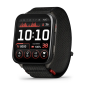 Venu X1 Schwarz mit Titanrückseite und ComfortFit-Nylonarmband Schwarz (010-02980-02)