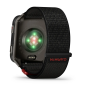 Venu X1 Schwarz mit Titanrückseite und ComfortFit-Nylonarmband Schwarz (010-02980-02)