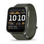 Venu X1 Moosgrün mit Titanrückseite ComfortFit-Nylonarmband Moosgrün (010-02980-03)