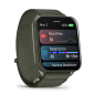 Venu X1 Moosgrün mit Titanrückseite ComfortFit-Nylonarmband Moosgrün (010-02980-03)