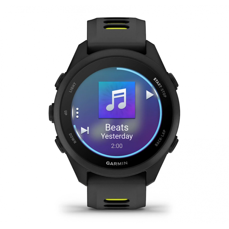 Forerunner 170 Music Black con cinturino Black/Amp Yellow (010-03920-10)
