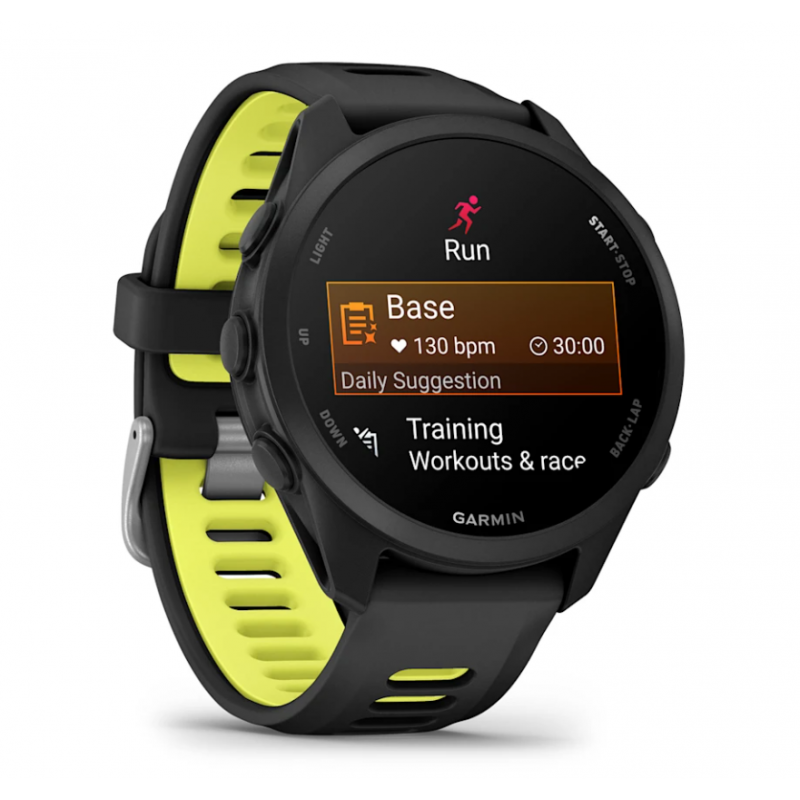 Forerunner 170 Music Black con cinturino Black/Amp Yellow (010-03920-10)